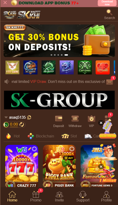 SKKHI777 Game App
