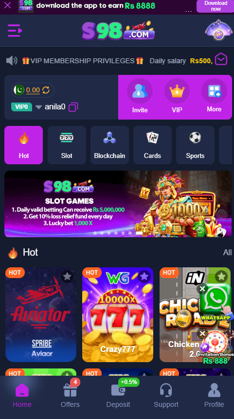 S98 Game App